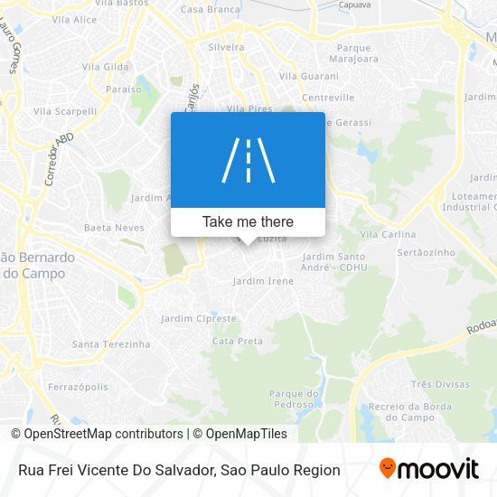 Rua Frei Vicente Do Salvador map