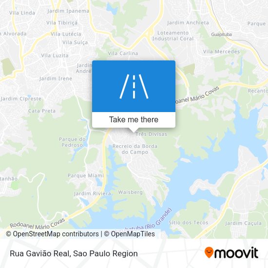 Rua Gavião Real map
