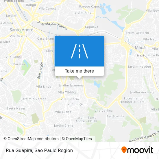 Rua Guapira map