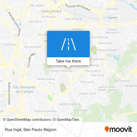 Rua Ingá map