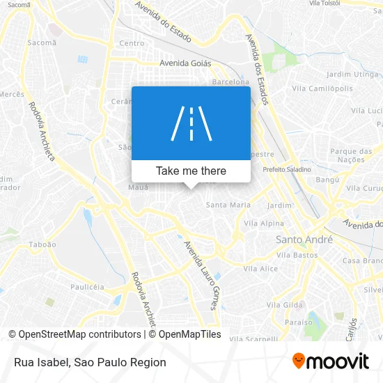 Rua Isabel map