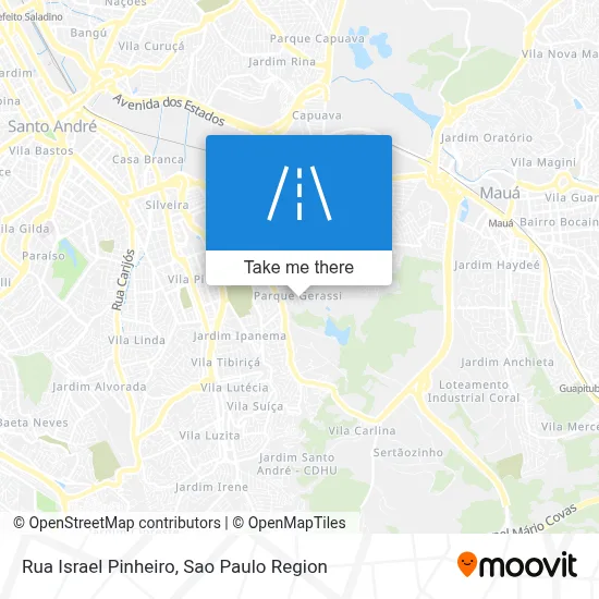 Rua Israel Pinheiro map