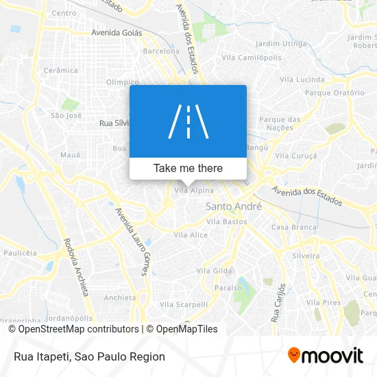 Rua Itapeti map