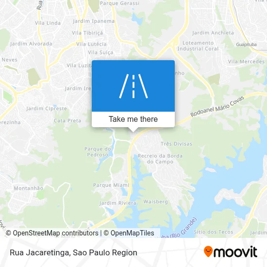 Rua Jacaretinga map