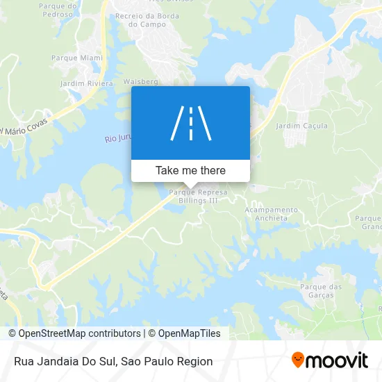 Rua Jandaia Do Sul map