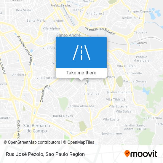 Rua José Pezolo map
