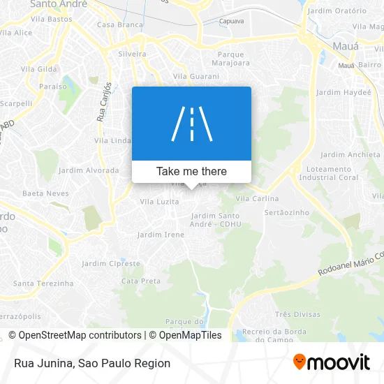 Rua Junina map