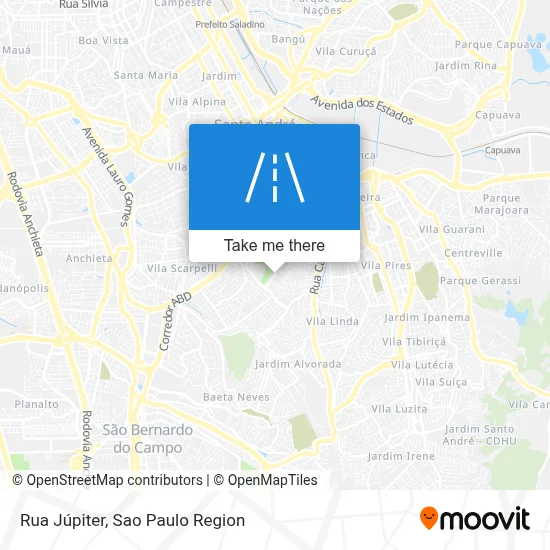 Rua Júpiter map