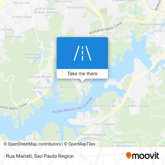 Rua Manati map