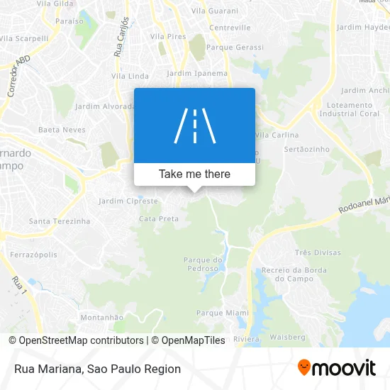 Rua Mariana map
