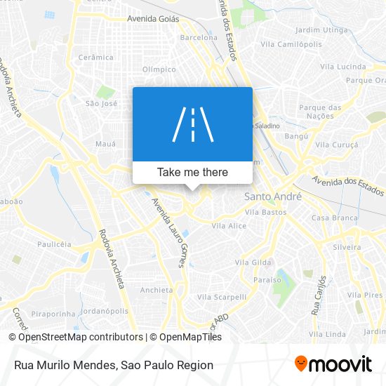 Mapa Rua Murilo Mendes