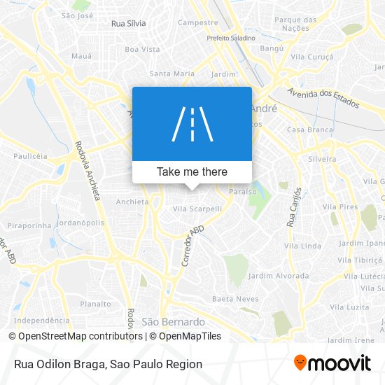 Rua Odilon Braga map