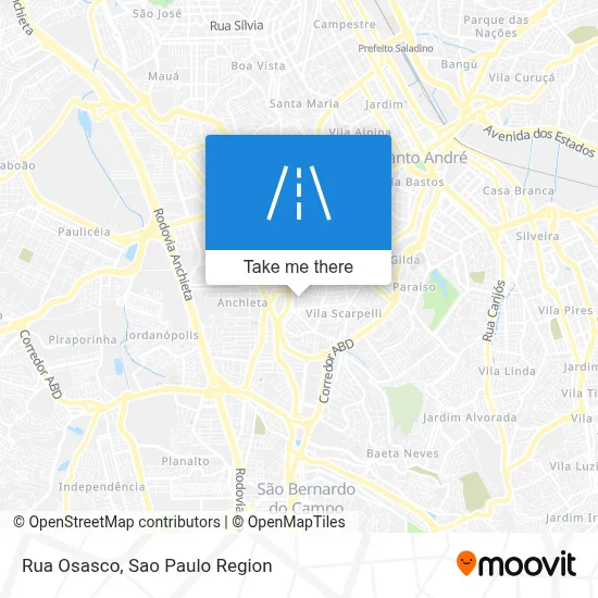 Rua Osasco map