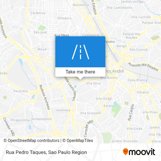Rua Pedro Taques map