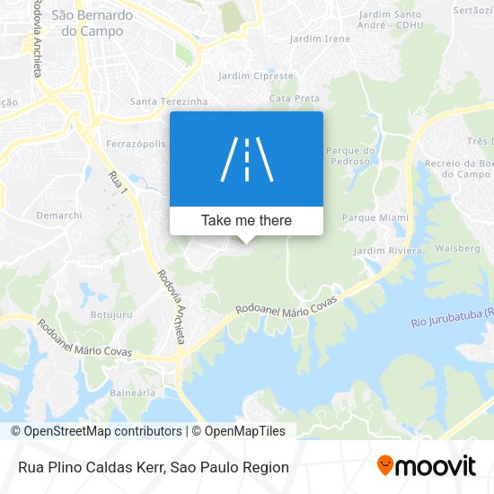 Rua Plino Caldas Kerr map