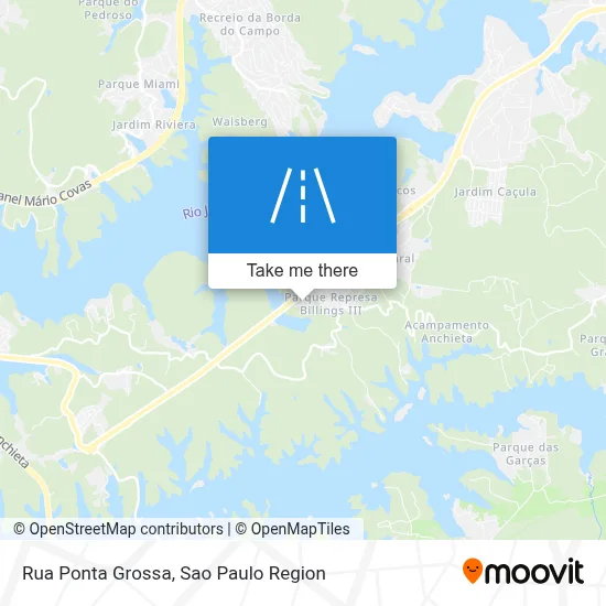 Rua Ponta Grossa map