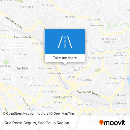 Rua Porto Seguro map