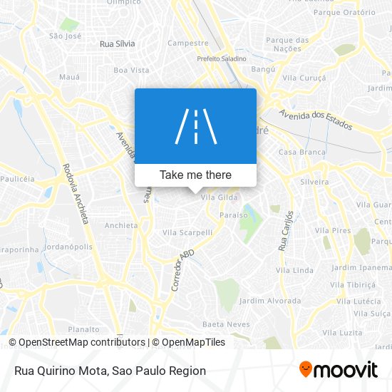 Rua Quirino Mota map