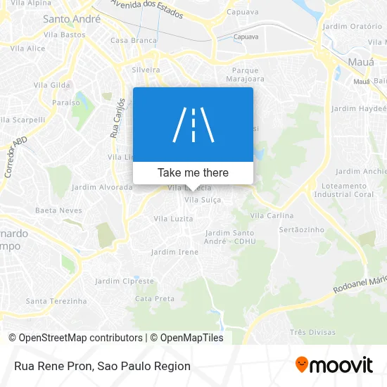 Rua Rene Pron map