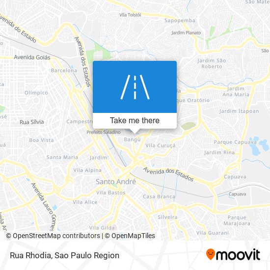 Rua Rhodia map