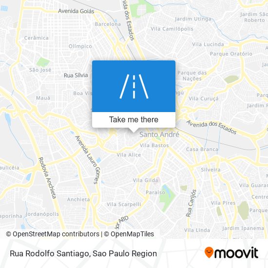 Rua Rodolfo Santiago map