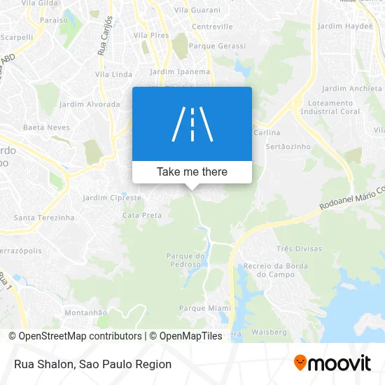 Rua Shalon map
