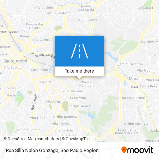 Rua Silla Nalon Gonzaga map