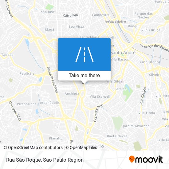 Rua São Roque map