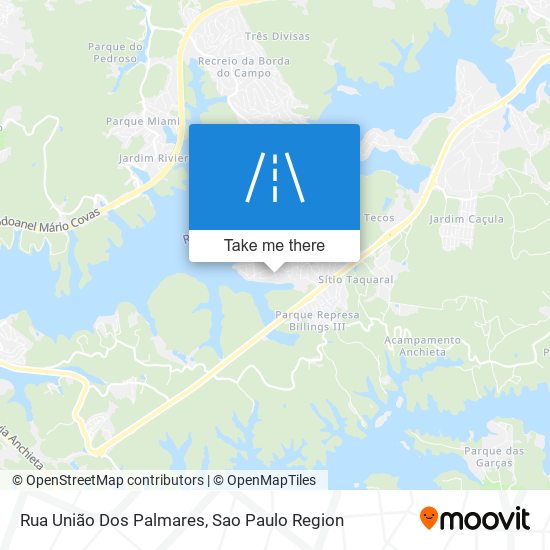 Rua União Dos Palmares map