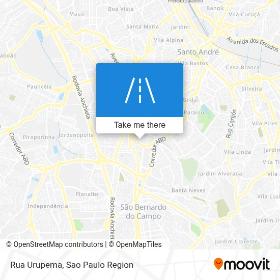 Rua Urupema map