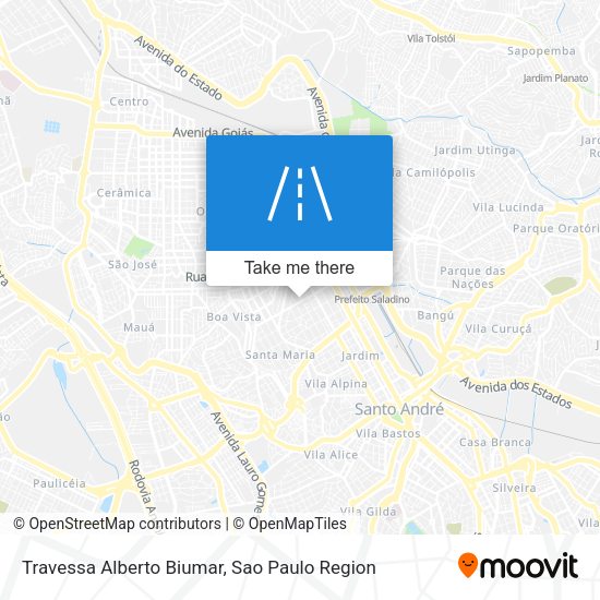 Travessa Alberto Biumar map