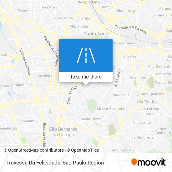 Travessa Da Felicidade map