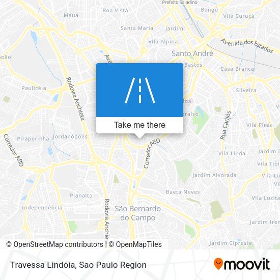 Travessa Lindóia map