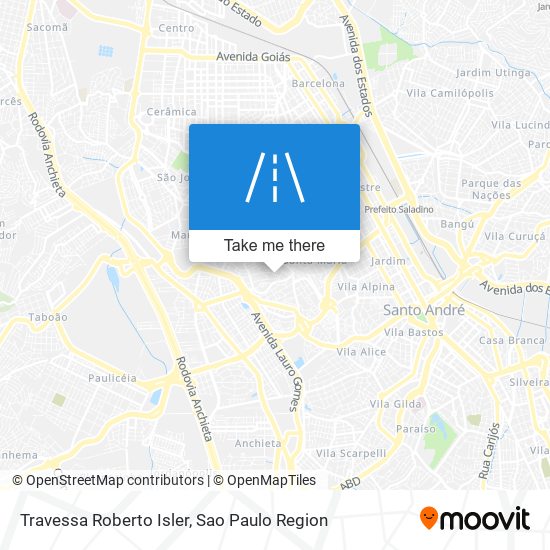 Travessa Roberto Isler map