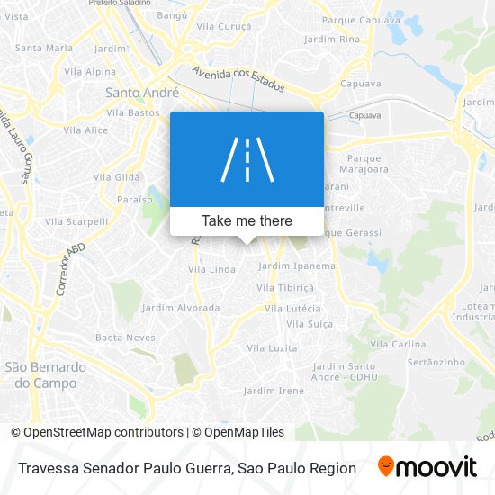 Mapa Travessa Senador Paulo Guerra