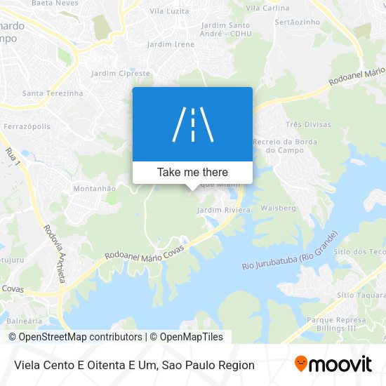 Viela Cento E Oitenta E Um map
