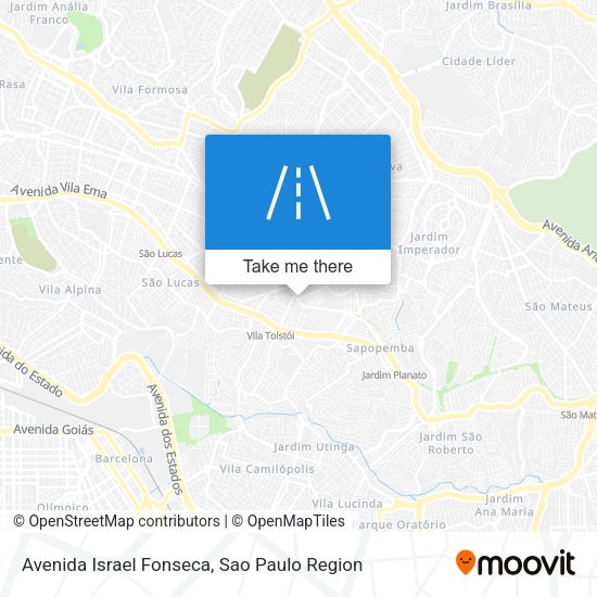 Avenida Israel Fonseca map