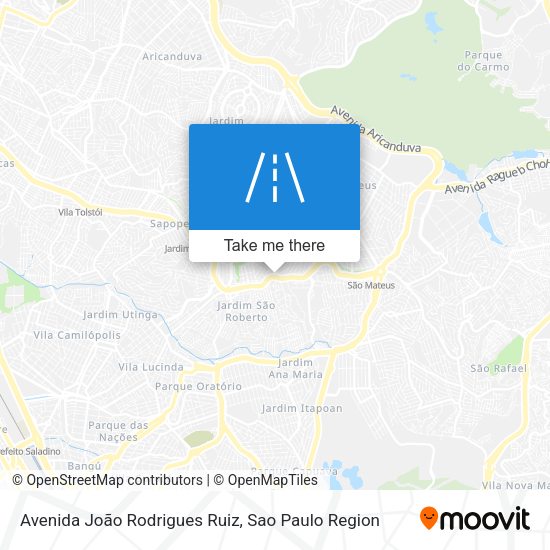 Avenida João Rodrigues Ruiz map