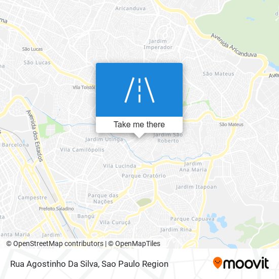 Mapa Rua Agostinho Da Silva