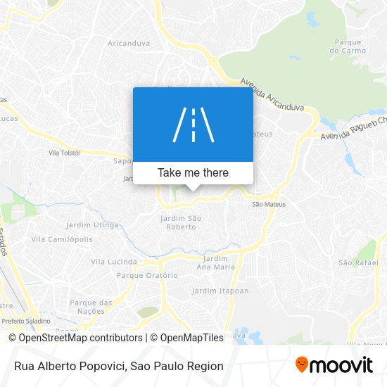 Rua Alberto Popovici map