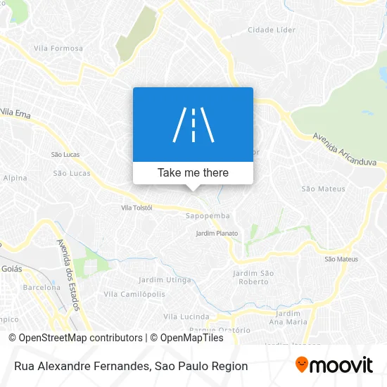 Rua Alexandre Fernandes map