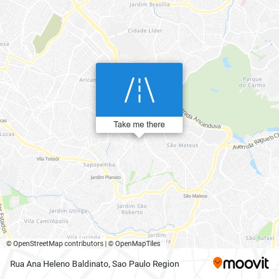 Rua Ana Heleno Baldinato map