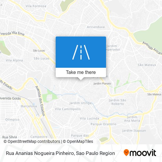 Mapa Rua Ananias Nogueira Pinheiro