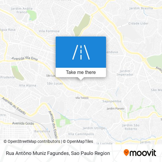 Rua Antôno Muniz Fagundes map