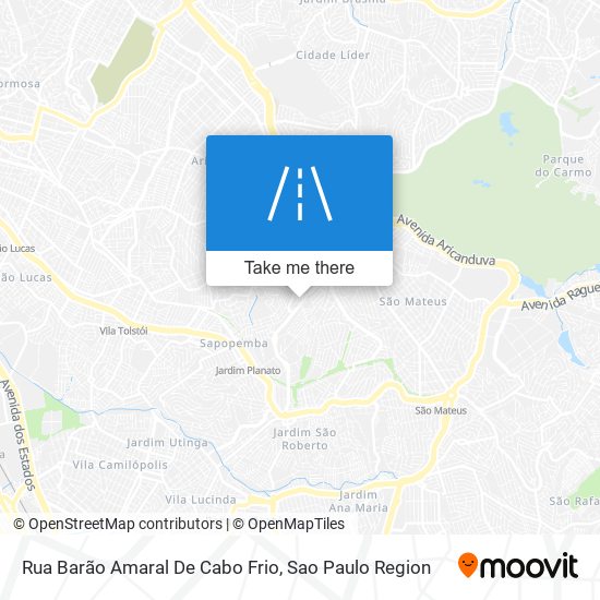 Mapa Rua Barão Amaral De Cabo Frio