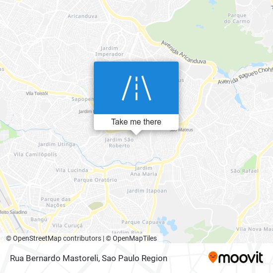 Rua Bernardo Mastoreli map