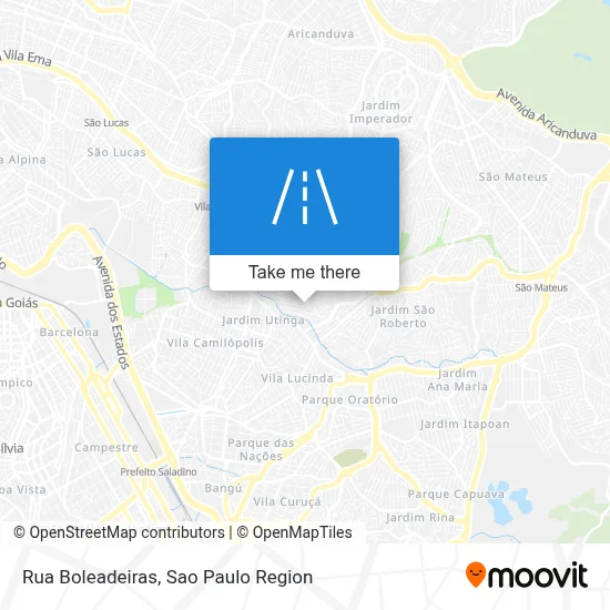 Rua Boleadeiras map