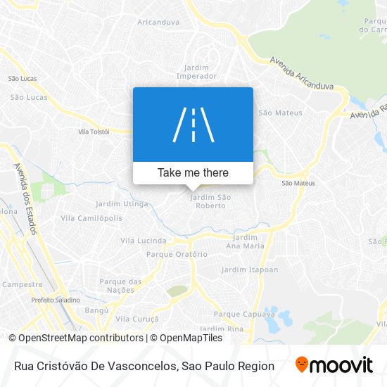 Rua Cristóvão De Vasconcelos map