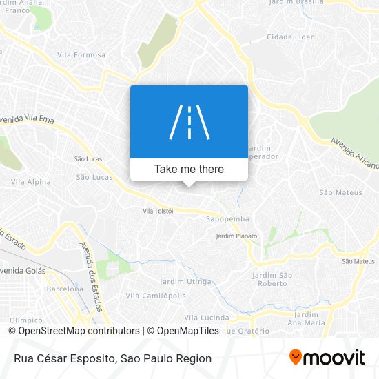 Rua César Esposito map