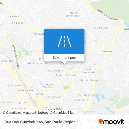 Rua Das Quaxindubas map